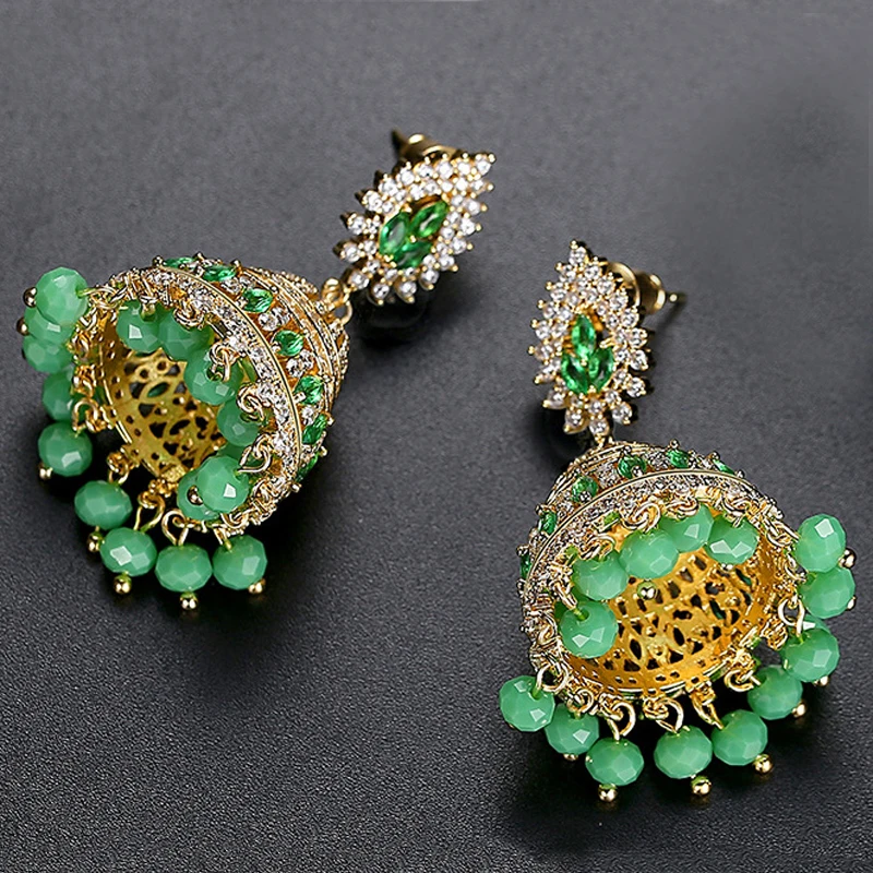 India Pakistan Earrings Copper - Ethnic Fashion Pakistan 评论和价格