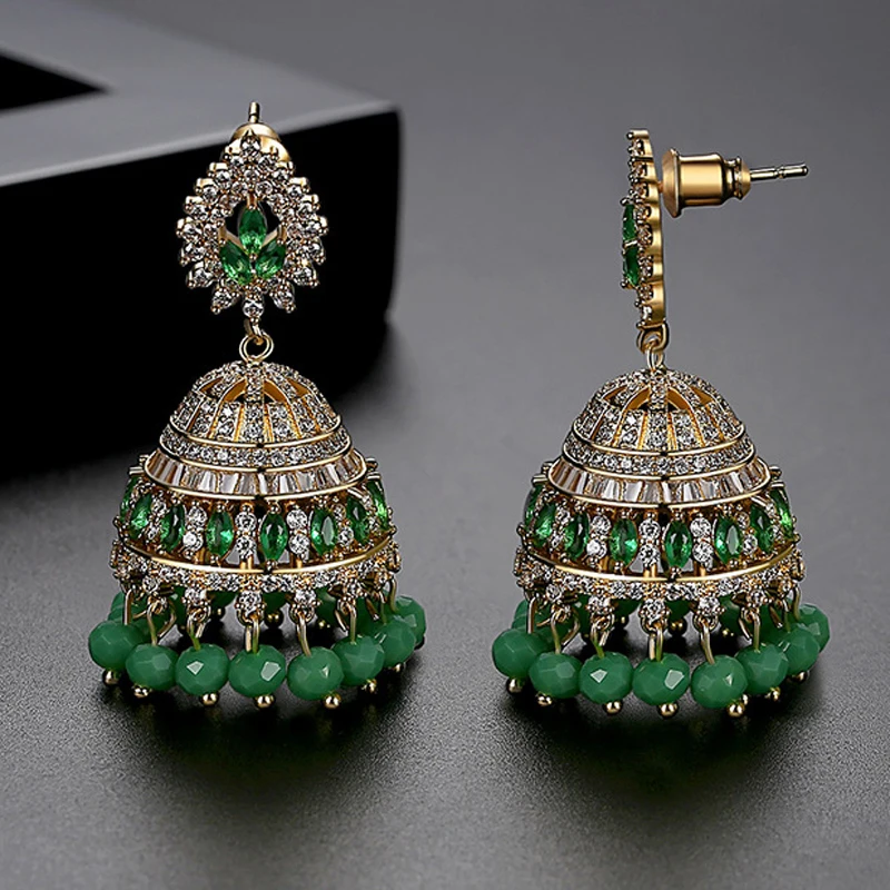 India Pakistan Earrings Copper - Ethnic Fashion Pakistan 评论和价格