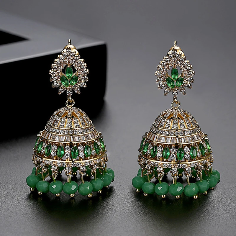 India Pakistan Earrings Copper - Ethnic Fashion Pakistan 评论和价格
