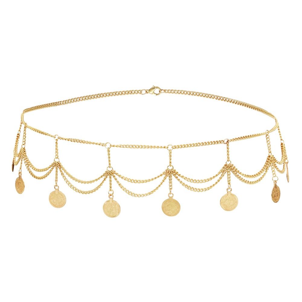 Fashion Coin Pendant Metal Bod - Ethnic Boho Fashion 评论和价格